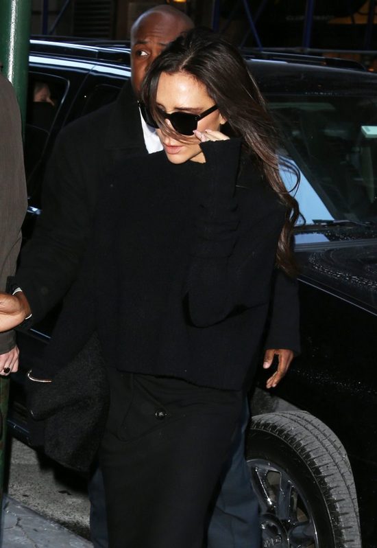 Cała rodzina Victorii Beckham na pokazie jej kolekcji (FOTO)