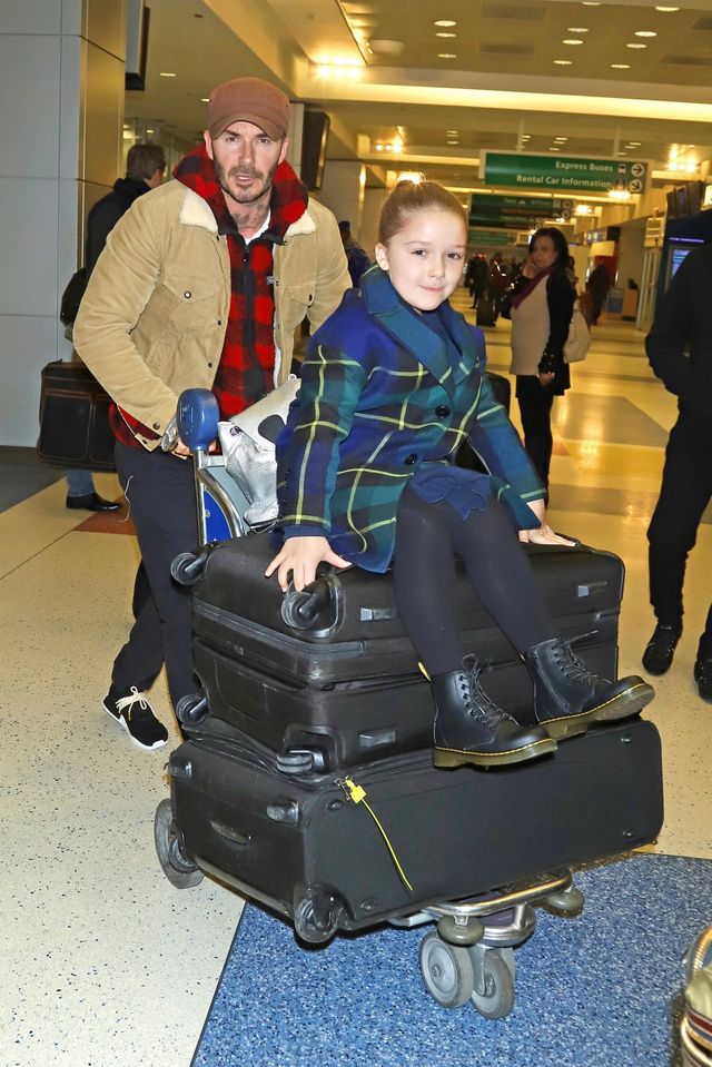Harper Beckham przyleciała do Nowego Jorku (ZDJĘCIA)