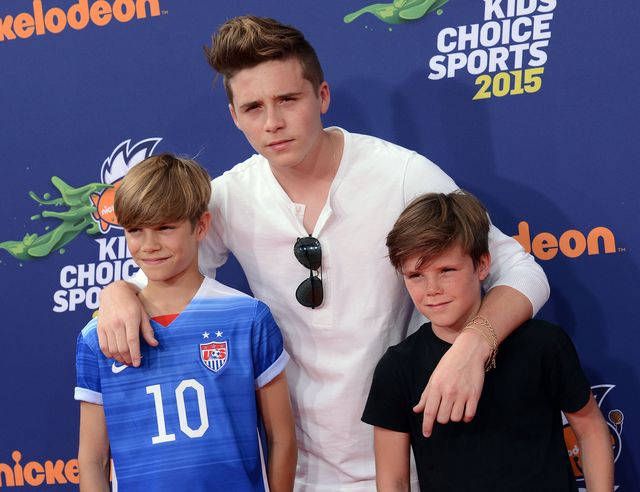 Brooklyn Beckham zabrał braci na Kid's Choice Sports Awards