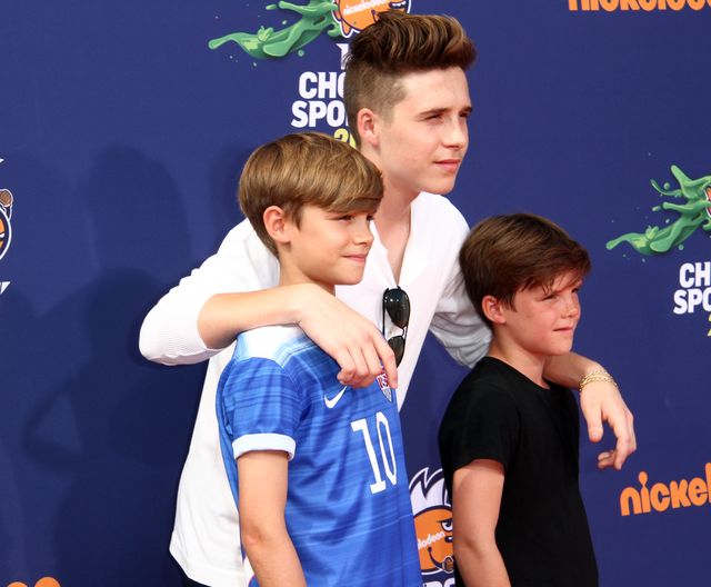 Brooklyn Beckham zabrał braci na Kid's Choice Sports Awards