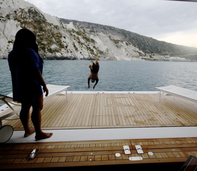 Beyonce i Jay Z wypoczywają na jachcie (FOTO)