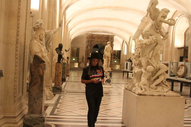 Państwo Carter obfotografowali się w Luwrze (FOTO)