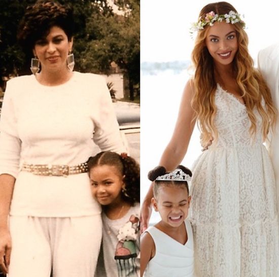 Beyonce i Kim Dzień Matki spędziły na instagramie