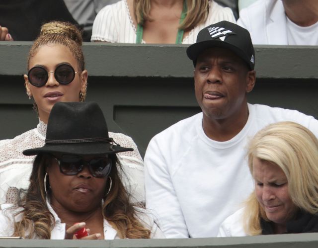 Beyonce wraz z Jayem Z udają na Wimbledonie zakochanych 