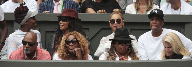 Beyonce wraz z Jayem Z udają na Wimbledonie zakochanych 