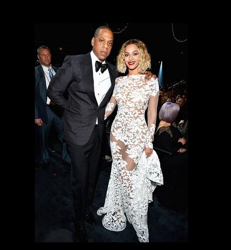 Beyonce odchudzała się przed występem na rozdaniu Grammy? - suknia z grammy 2014 