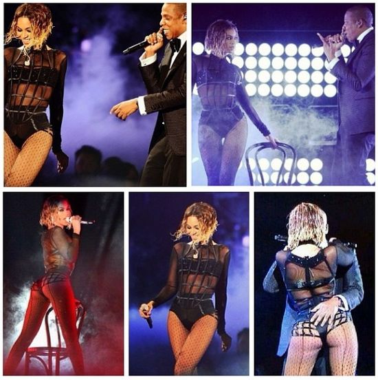 Beyonce odchudzała się przed występem na rozdaniu Grammy? beyonce jay z występ grammy 2014 