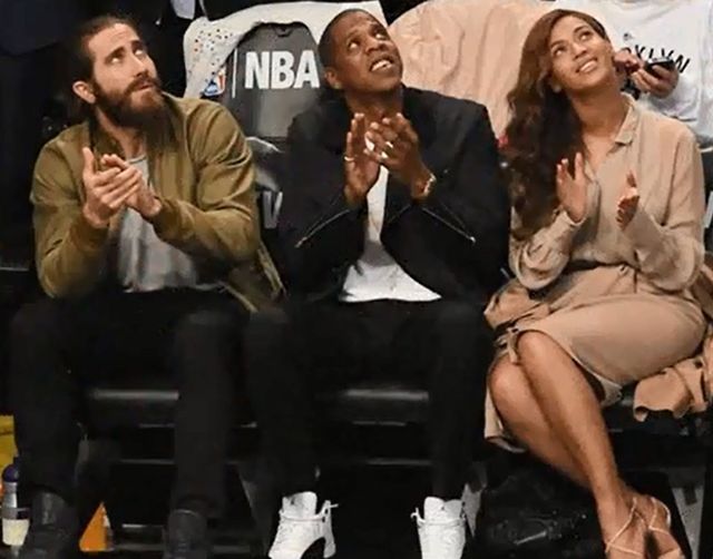 Beyonce z mężem na meczu koszykówki (FOTO)