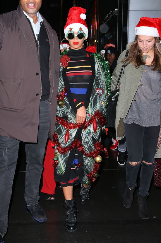 Świąteczny klimat poniósł Beyonce (FOTO)