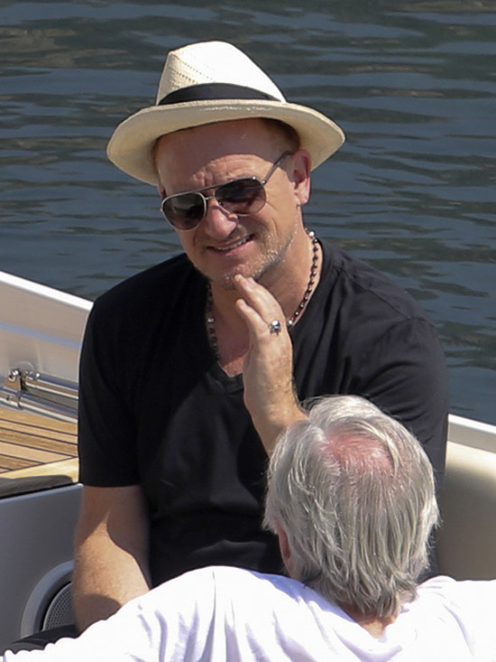 Bono na charytatywnej imprezie Natalii Vodianovej (FOTO)