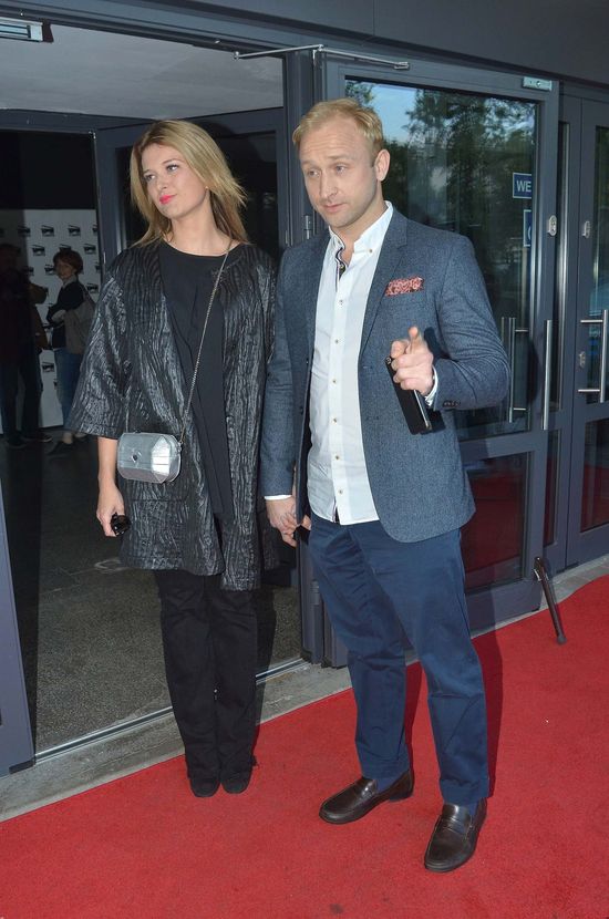 Borys Szyc zabrał dziewczynę na salony