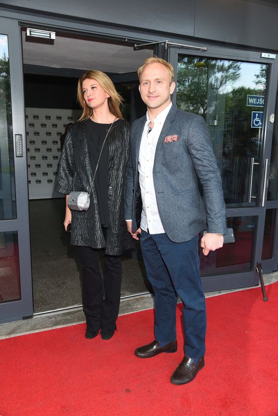 Borys Szyc zabrał dziewczynę na salony