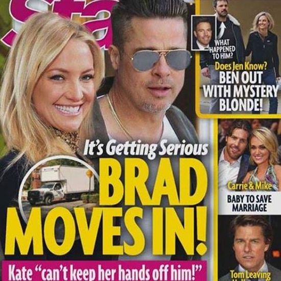 Brad Pitt i jego tajemnicza kochanka zamieszkali razem