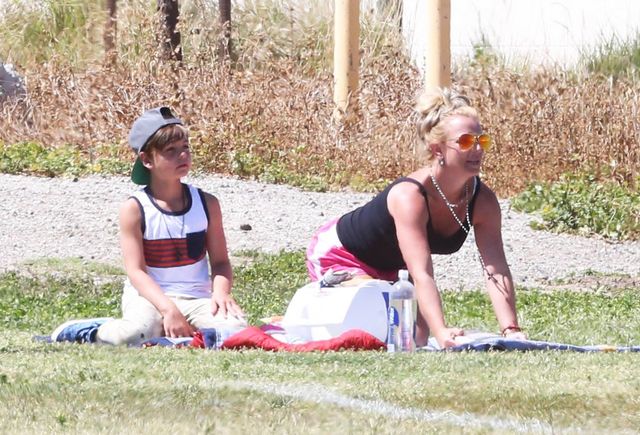 Tak Britney Spears kibicuje synom (FOTO) Tak Britney Spears kibicuje synom (FOTO)
