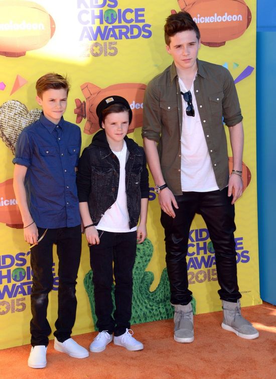 Brooklyn bardzo nie chciał, by tato powiedział to publicznie