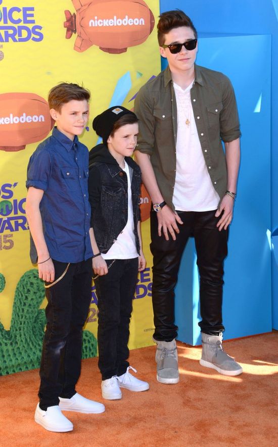 Brooklyn bardzo nie chciał, by tato powiedział to publicznie