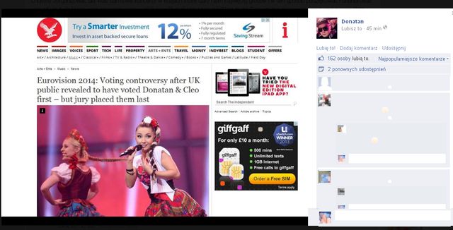 Zachodnie media piszą o skandalu z smsami w czasie Eurowizji