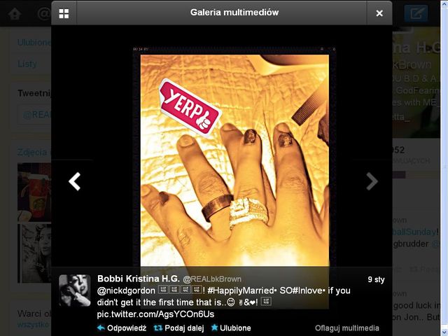 Bobbi Kristina Brown (córka Whitney Houston) wyszła za mąż 