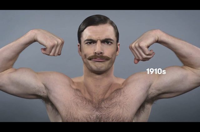 Jak zmieniał się ideał męskiego piękna w ciągu 100 lat 