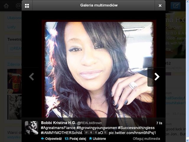 Bobbi Kristina Brown (córka Whitney Houston) wyszła za mąż 