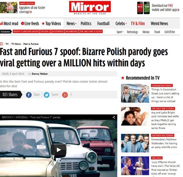 Zagraniczne media piszą o Cyber Marianie i jego filmiku Zagraniczne media piszą o Cyber Marianie i jego filmiku