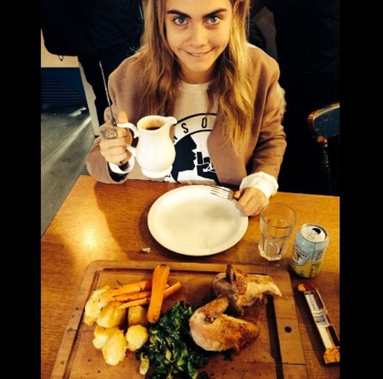 Szokująca dieta Cary Delevingne