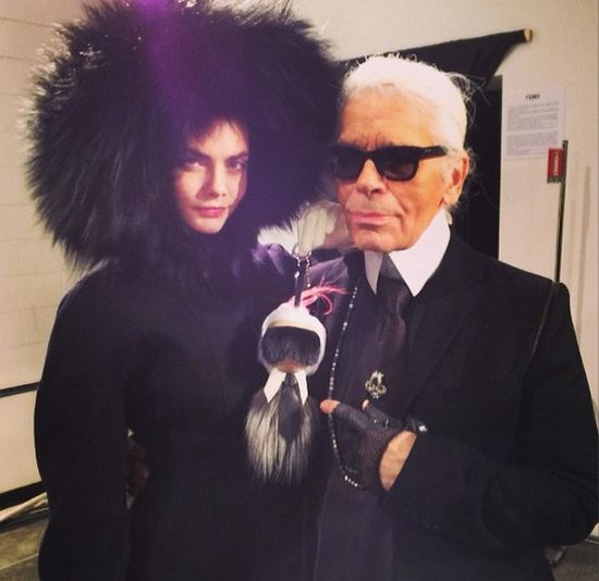 Karl Lagerfeld: Cara Delevingne to nowa Kate Moss