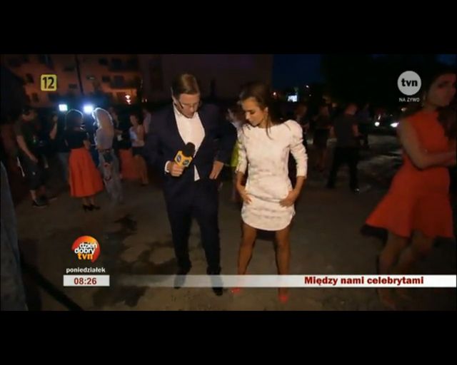 Siwiec uczy pozować na ściance, a Pietrasińska klnie