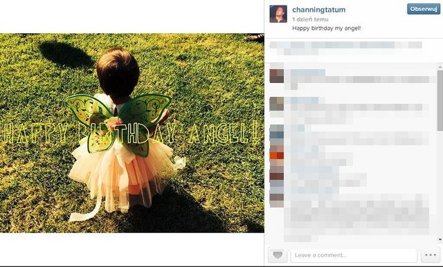 Channing Tatum świętuje roczne urodziny córeczki (FOTO)