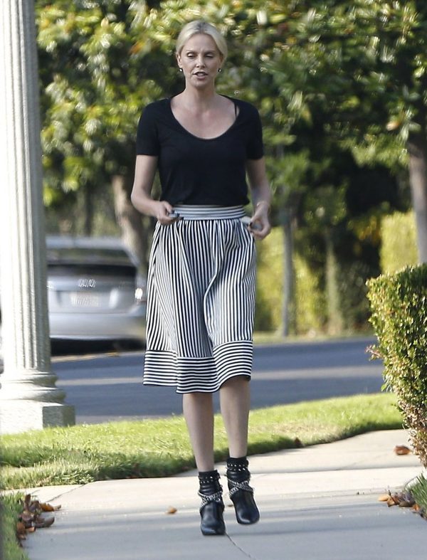 Charlize Theron z synem i córką (FOTO)