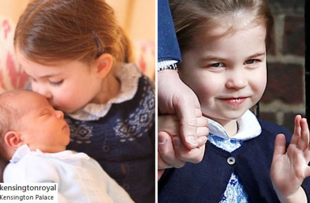 Tak zareagowała księżniczka Charlotte na narodziny księcia Louis’a