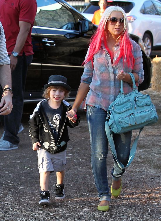 Christina Aguilera: Wolę spędzać czas z synem niż pracować