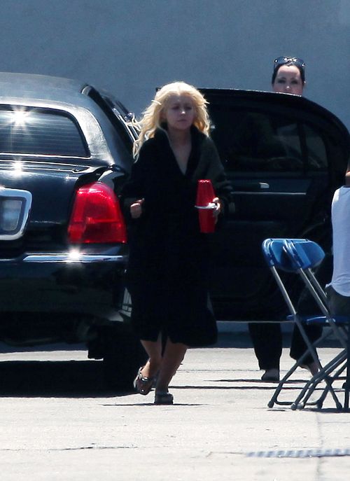 Christina Aguilera idzie do pracy bez makijażu (FOTO)