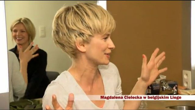 Magda Cielecka w krótkich włosach (VIDEO) Magda Cielecka w krótkich włosach (VIDEO)