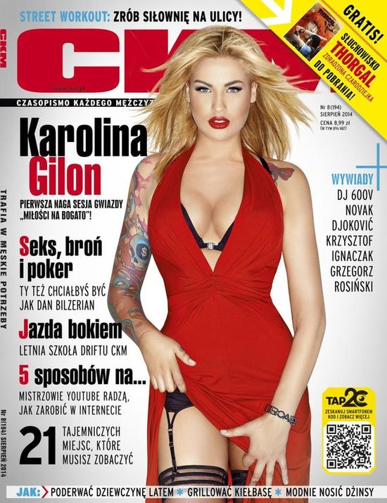 Nowy widok na rozebraną Karolinę Gilon (FOTO)