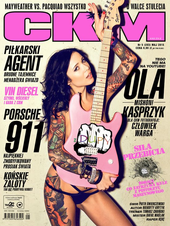 Aleksandra Kasprzyk w najnowszym numerze CKM