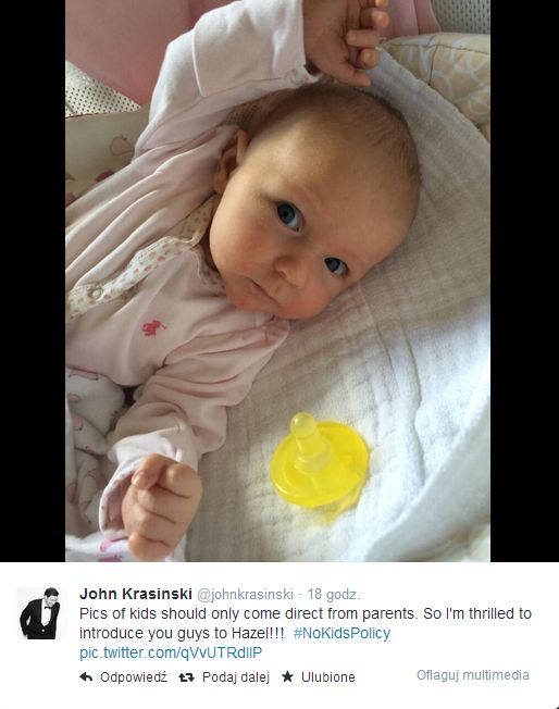 To pierwsze zdjęcia córeczki tej gwiazdorskiej pary (FOTO) To pierwsze zdjęcia córeczki tej gwiazdorskiej pary (FOTO)