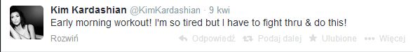 Kim Kardashian jest przemęczona?!