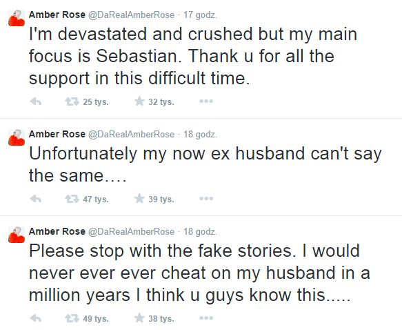 Amber Rose przerywa milczenie!