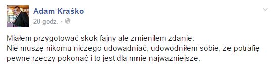 Kraśko w Celebrity Splash skrywał przed nami tajemnicę