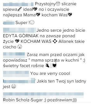 Edyta Górniak pokazała, jak śpiewa jej syn (Insta)