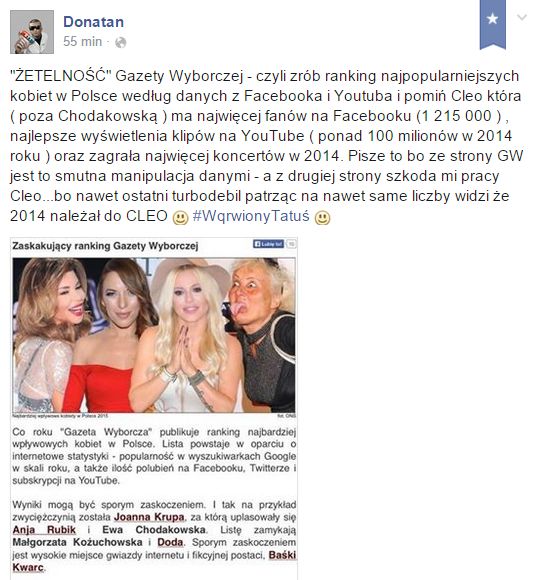 Donatan chyba jeszcze nigdy nie był tak wkurzony