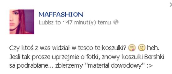 Znana sieć podrabia koszulki z Maffashion? (FOTO)