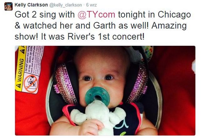 Córeczka Kelly Clarkson dostała nietypowy prezent (FOTO)
