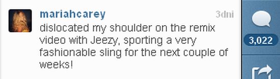 Mariah Carey zamieściła video ze szpitala (VIDEO)