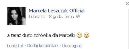 Marcela Leszczak trafiła do szpitala