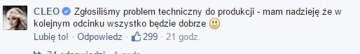 Smsy na Cleo były zablokowane?! (FB)