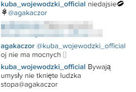 Wojewódzki mocno posłodził Agnieszce Kaczorowskiej (Insta) Wojewódzki mocno posłodził Agnieszce Kaczorowskiej (Insta)