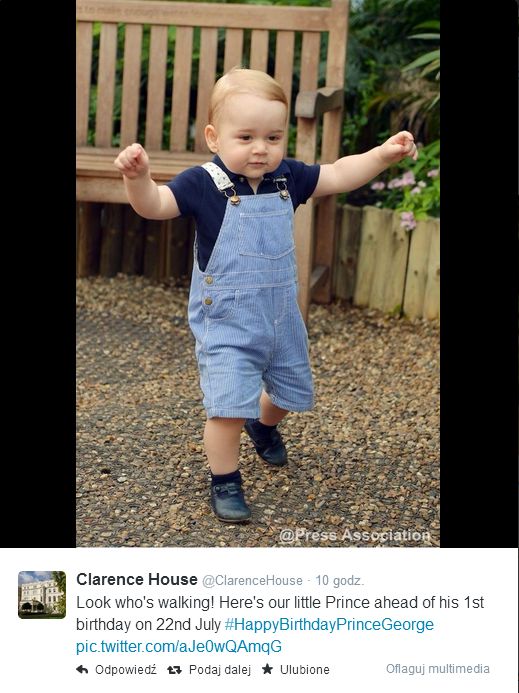 Jak wyglądały 1. urodziny księcia Jerzego? (FOTO)