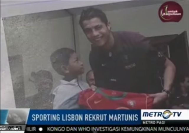 Wow! Cristiano Ronaldo ocalił go po tsunami. Teraz... VIDEO